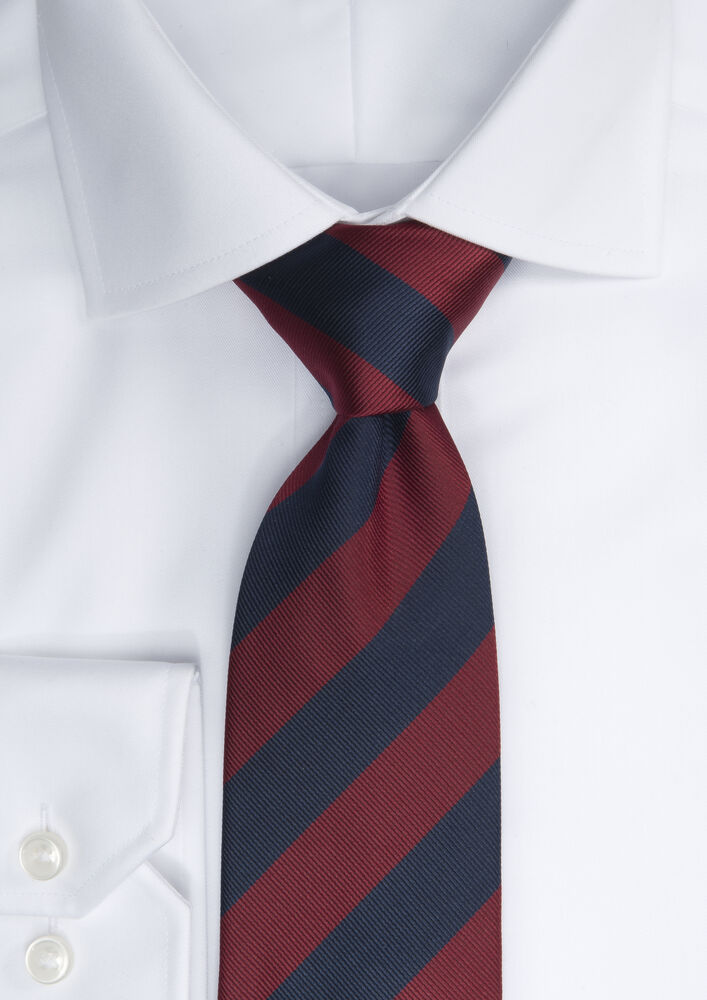 JH&F Tie Regimental Stripe