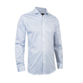Two Ply White/Blue Check Business Shirt (5596)
