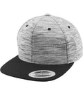 Stripes Melange Crown Snapback (FF6089SC)