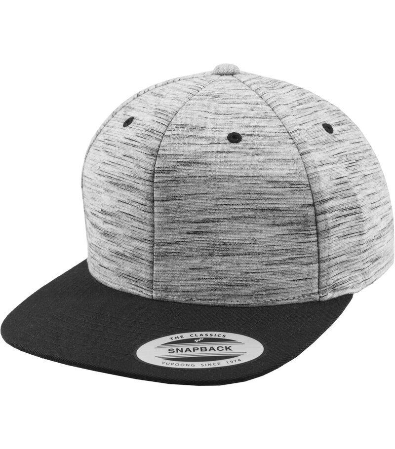 Stripes Melange Crown Snapback (FF6089SC)