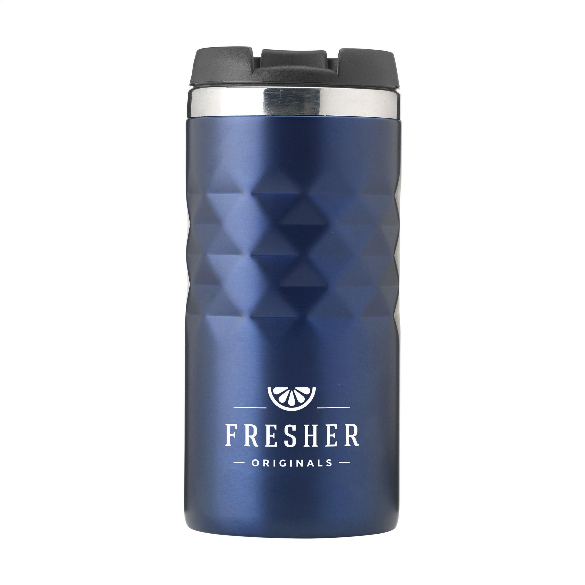 Geometric Mug RCS Recycled Steel 280 ml thermo cup (264733)