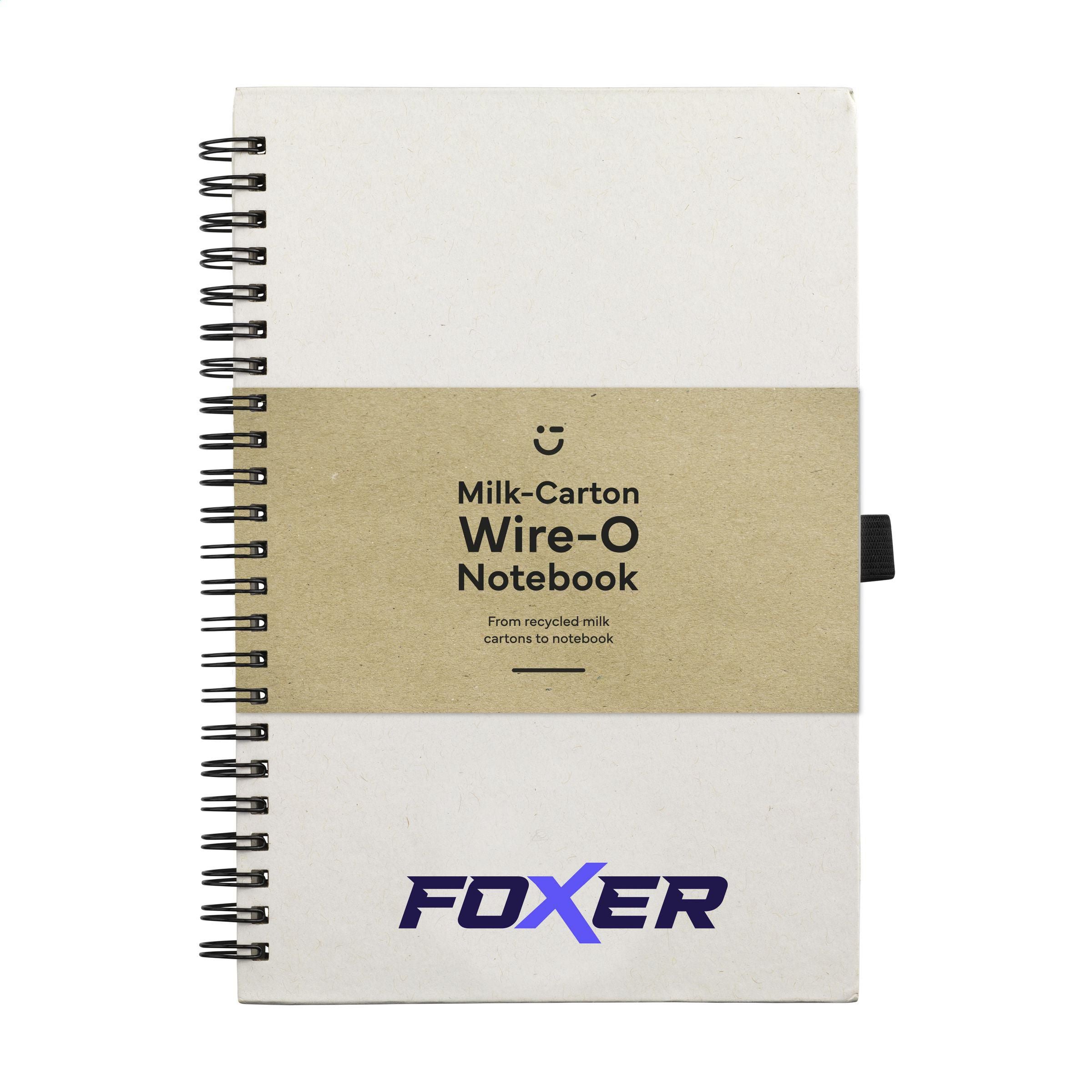 Milk-Carton Wire-O Paper Notebook A5 (261512)