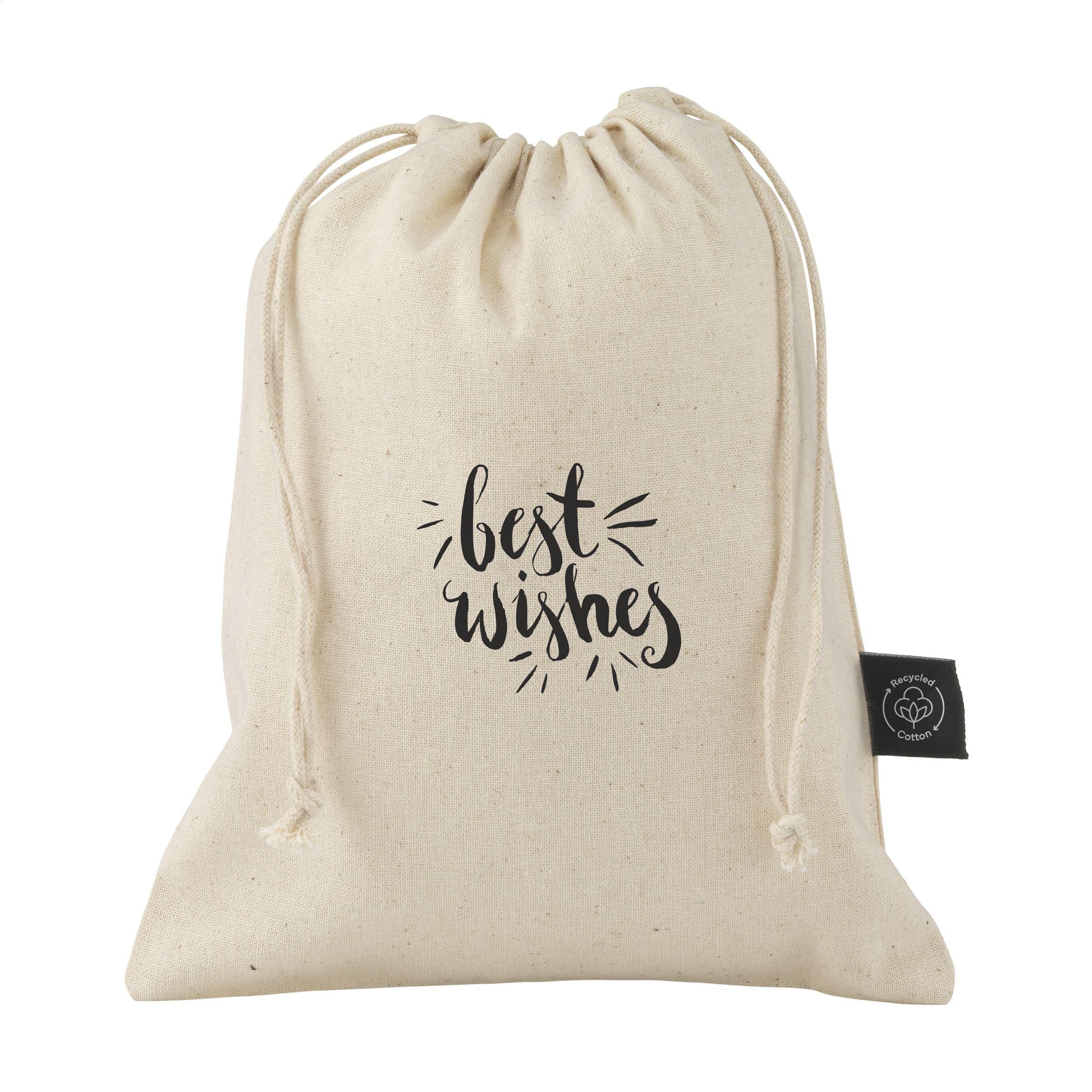 Gift Pouch Natural GRS Recycled Cotton (150 g/m²) S (261925)