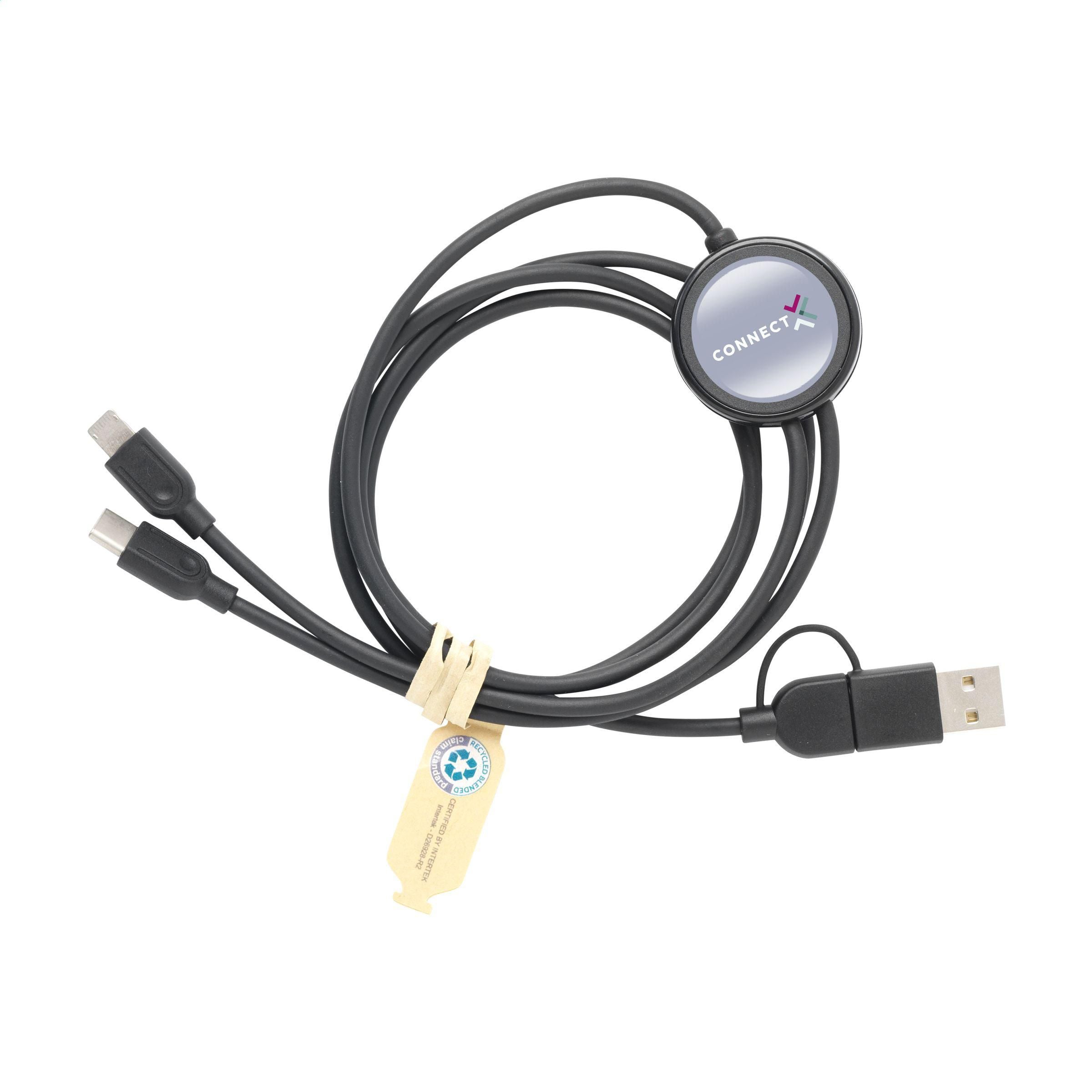 Charging Cable RCS Recycled ABS-TPE (262079)