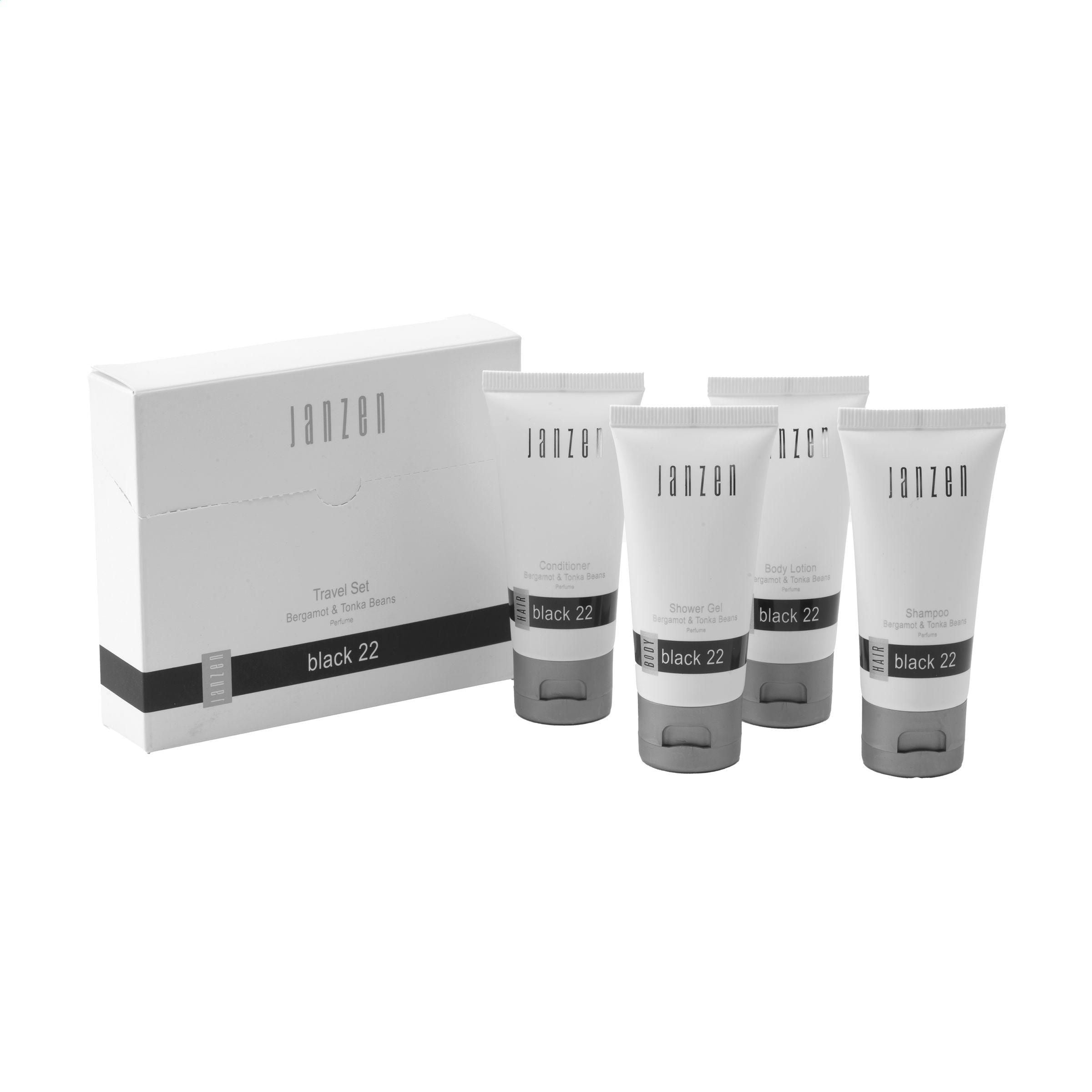 JANZEN Travel Set Black 22 (262603)