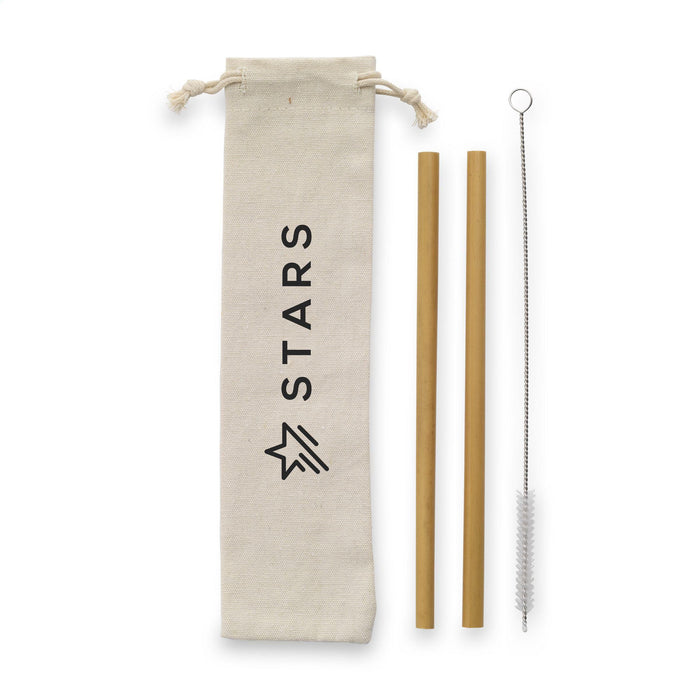 ECO Bamboe Straw Set bamboo straws (262654)