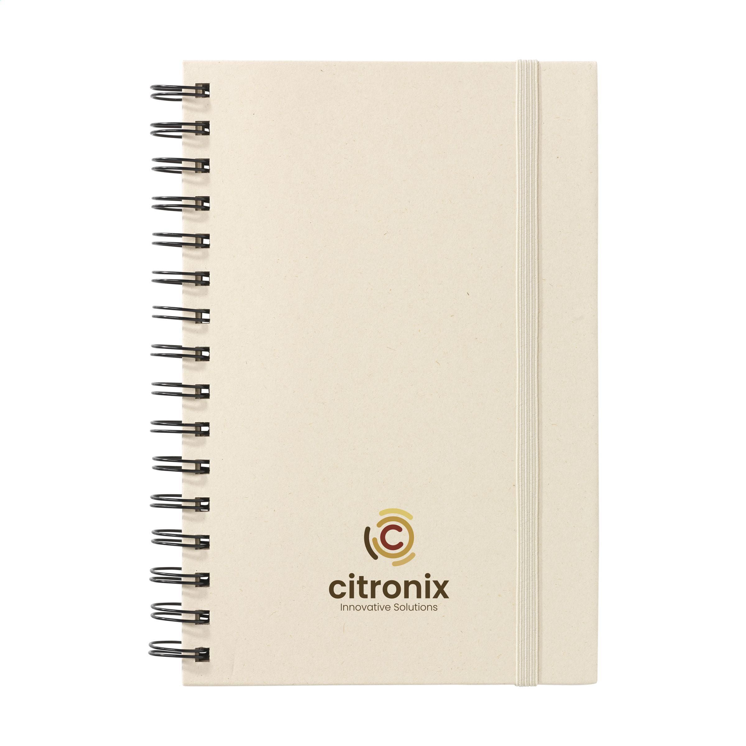 Sugarcane Bagasse Spiral Paper Notebook A5 (263497)