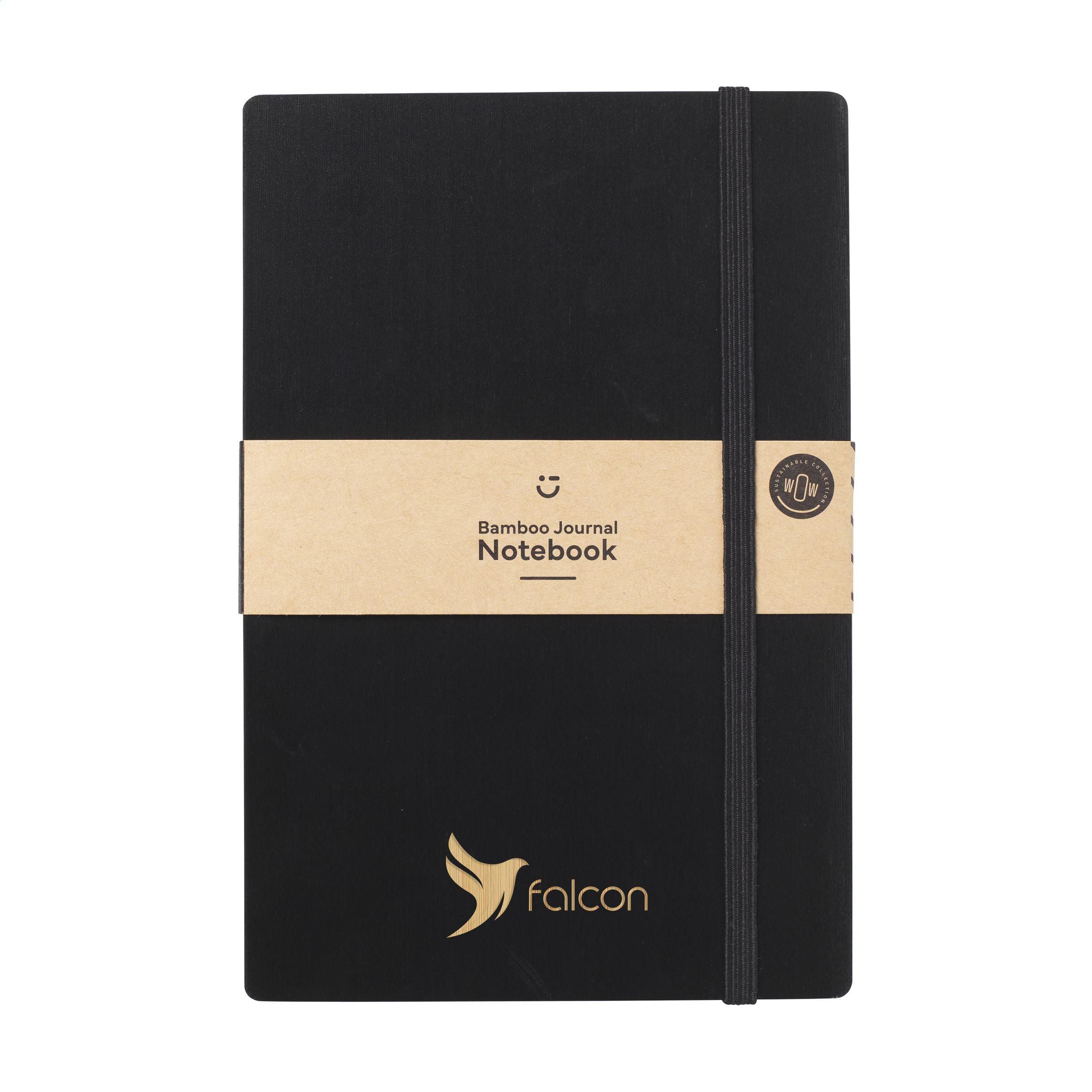 Bamboo Journal Naked Spine Paper Notebook Black A5 (264029)