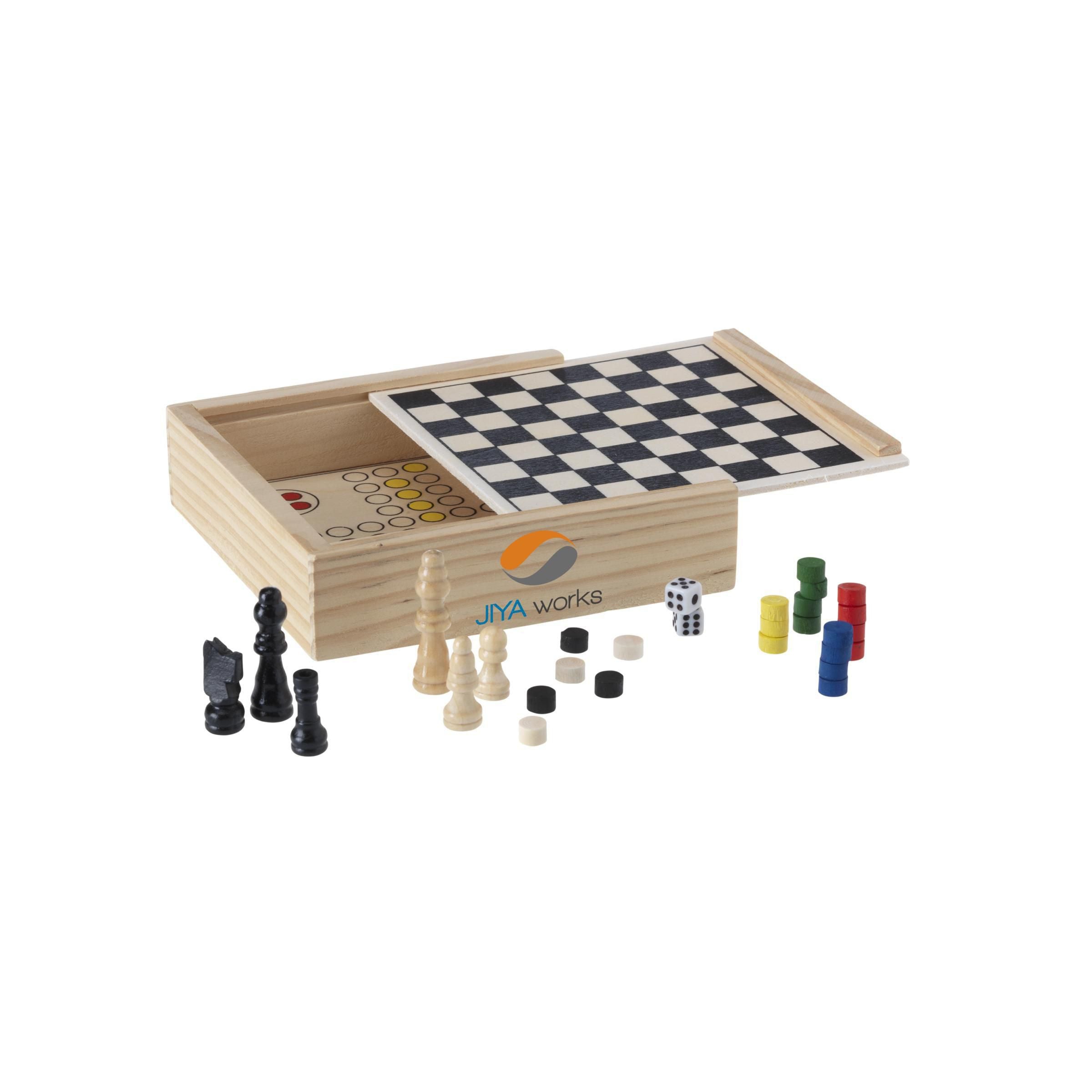 WoodGame 5-in-1 game set (264353)