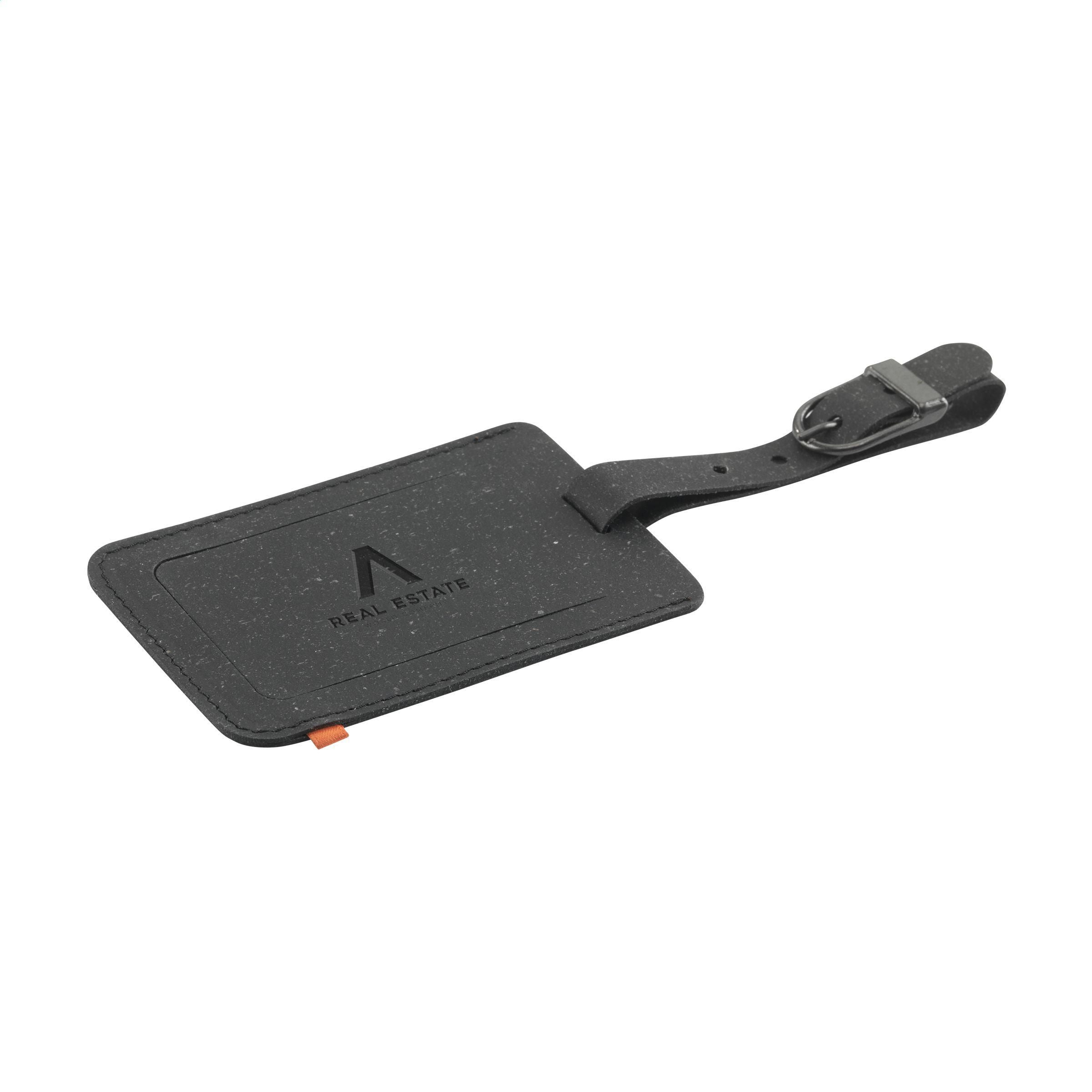 Recycled Leather Luggage Tag (269464)