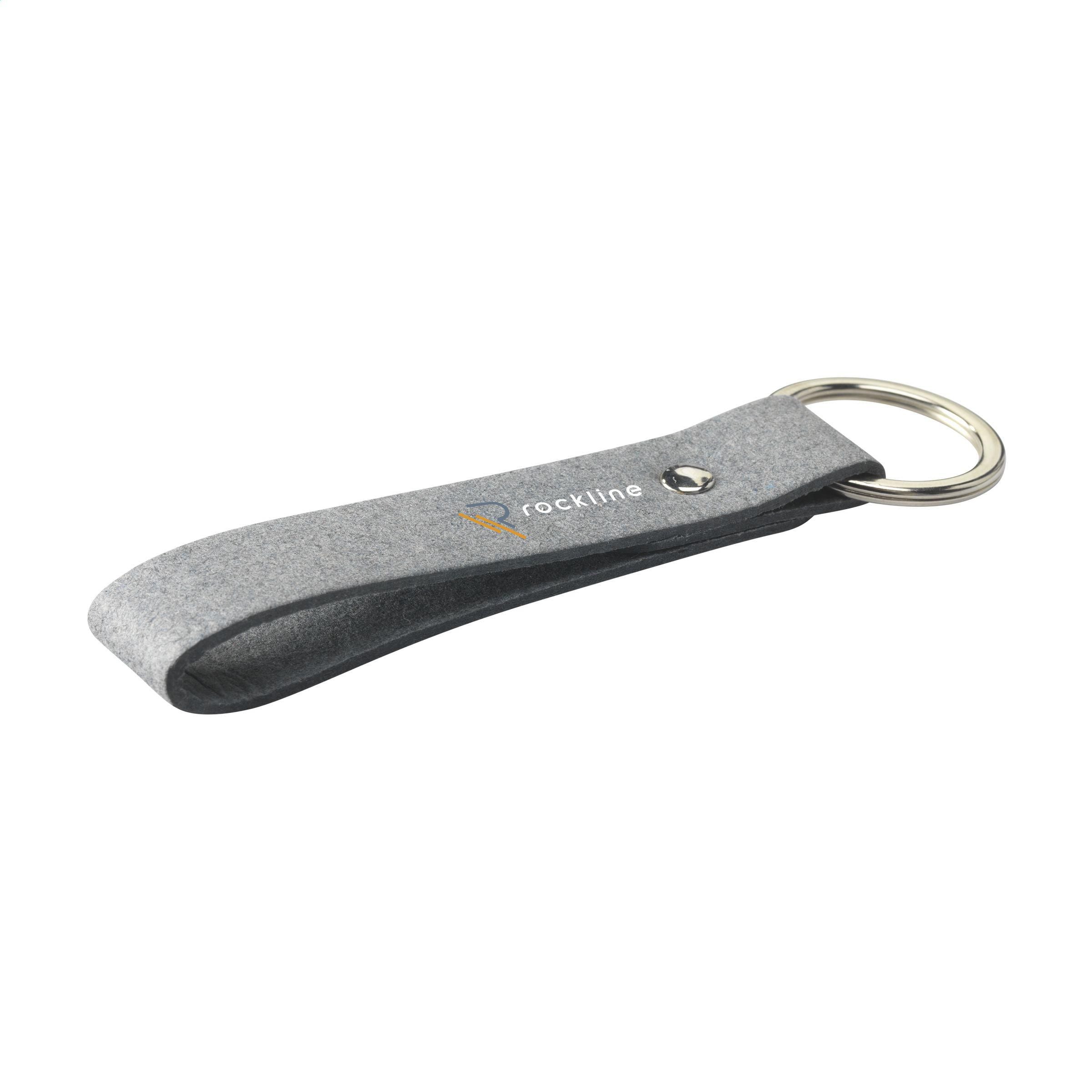 Recycled Denim Textile Keyring (269467)