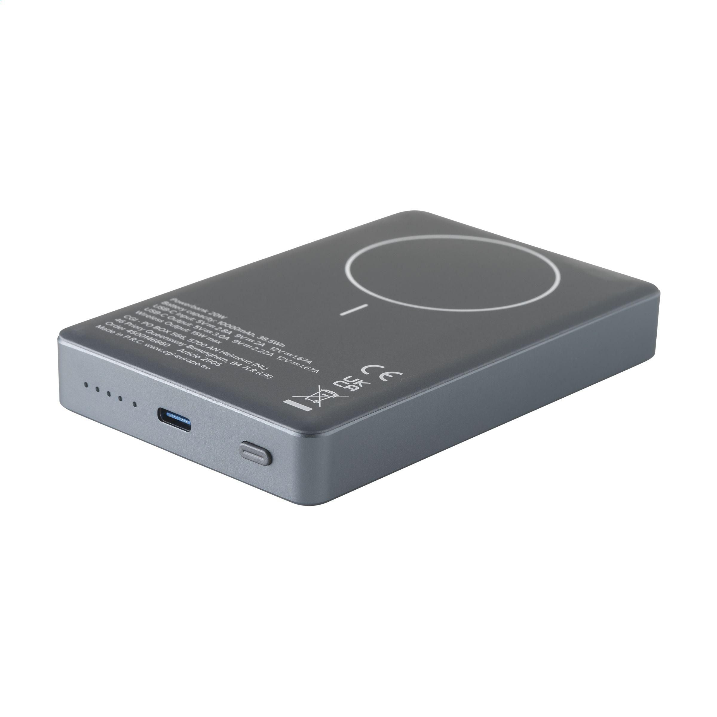 Wireless RCS Recycled Alu Magsafe Powerbank 10000 (262905)