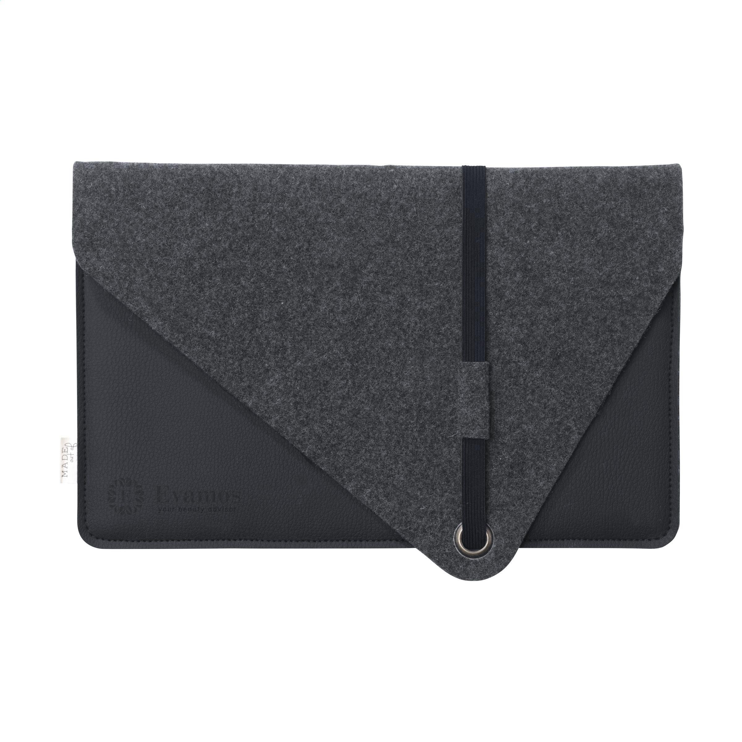 Recycled Felt & Apple Leather Laptop Sleeve 14 inch (269302)