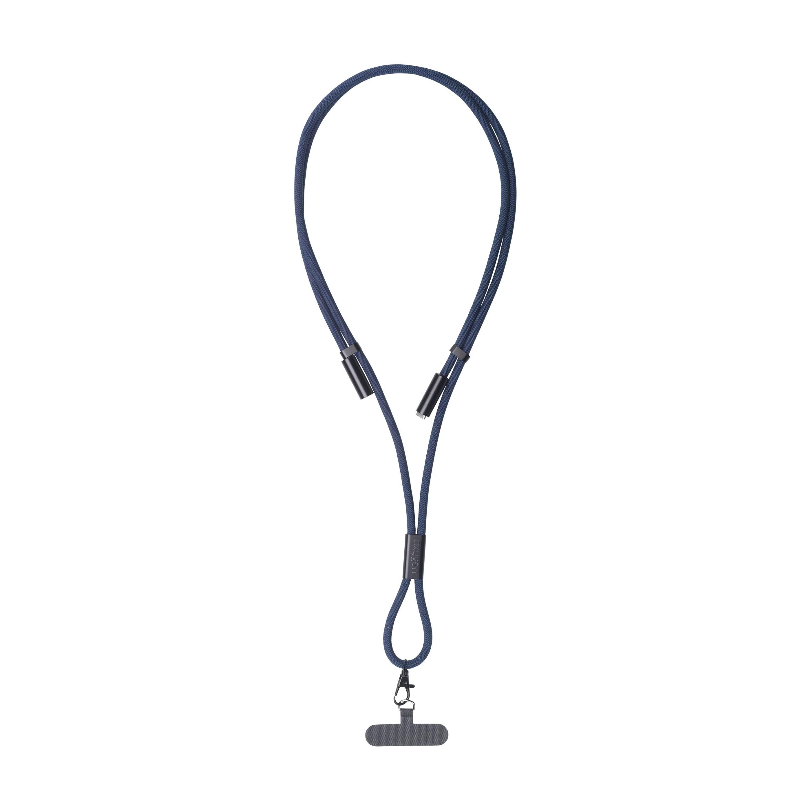 Lanyard 2-in-1 GRS RPET Load & Sync USB Cable (263354)