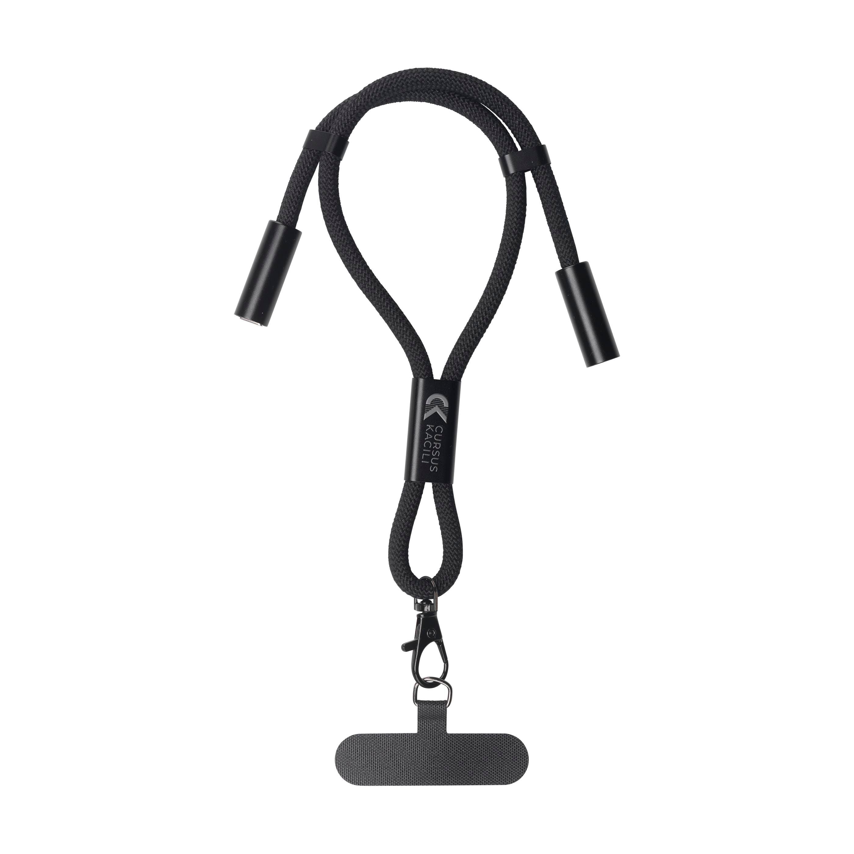 Wrist Lanyard 2-in-1 GRS RPET Load & Sync USB Cable (263355)