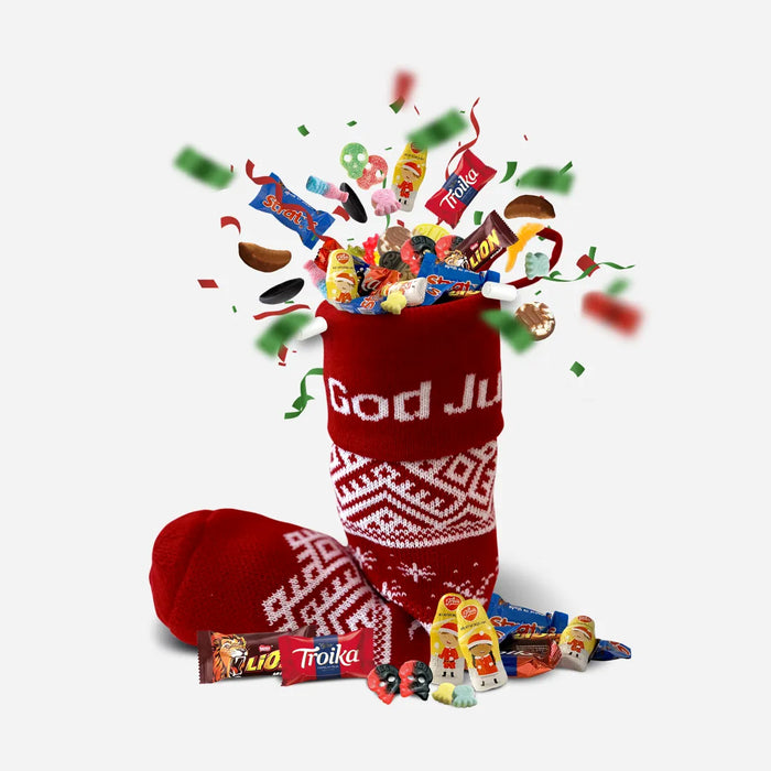 Julesokk med godterifavoritter 1,2 kg
