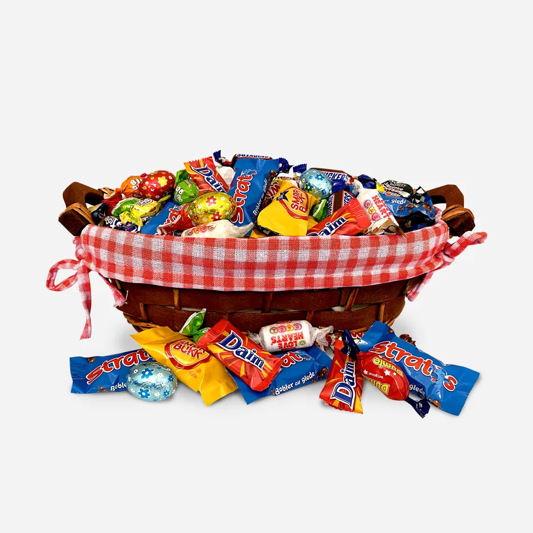 Julekurv med sjokolade