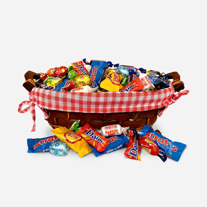 Julekurv med sjokolade