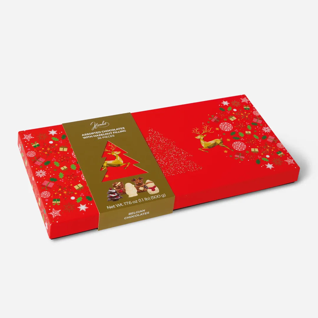 Hamlets julekonfekt 40 biter i gaveeske